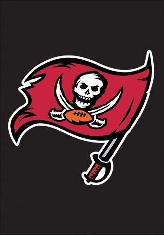 Buccaneers Mini Flag 15" x 10 1/2"