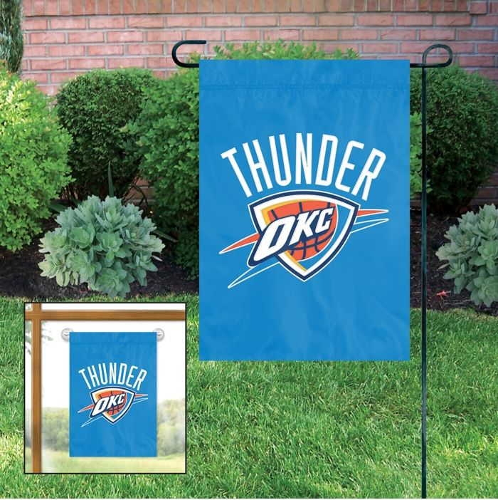 Oklahoma City Thunder Garden Window Flag 15" x 10.5"