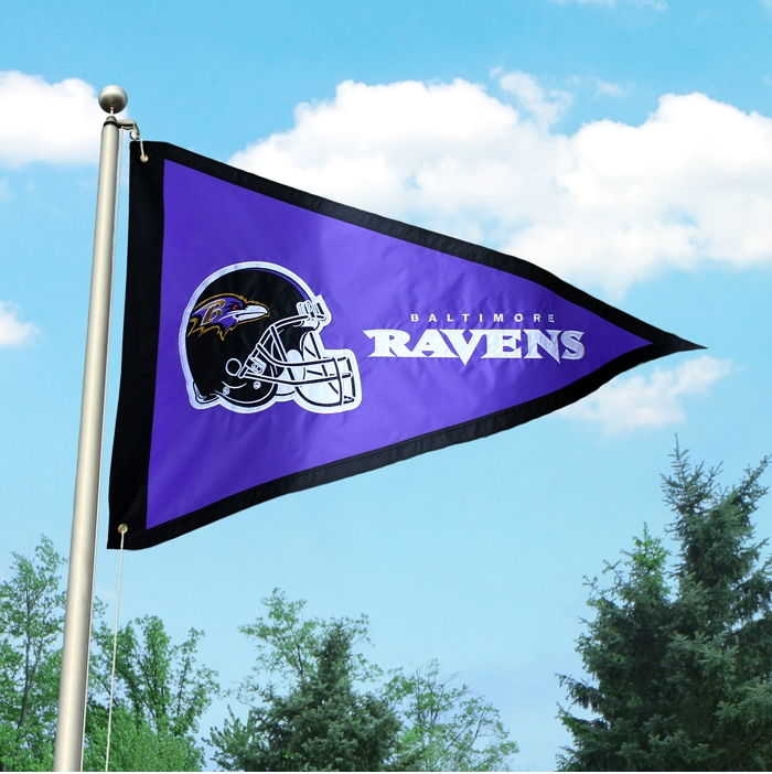 Baltimore Ravens Giant Pennant Flag 3' x 5'