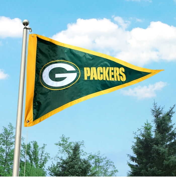 Green Bay Packers Giant Pennant Flag 3' x 5'