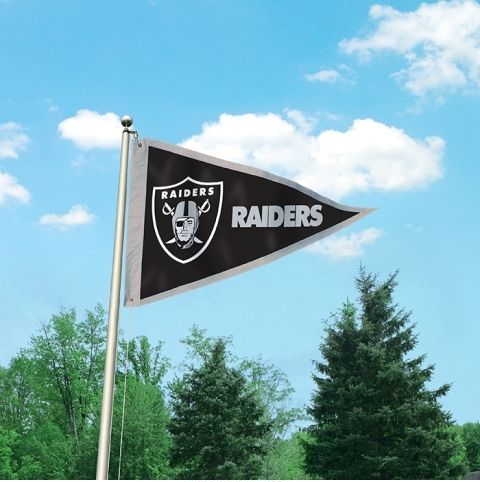 Oakland Raiders Giant Pennant Flag 3' x 5'
