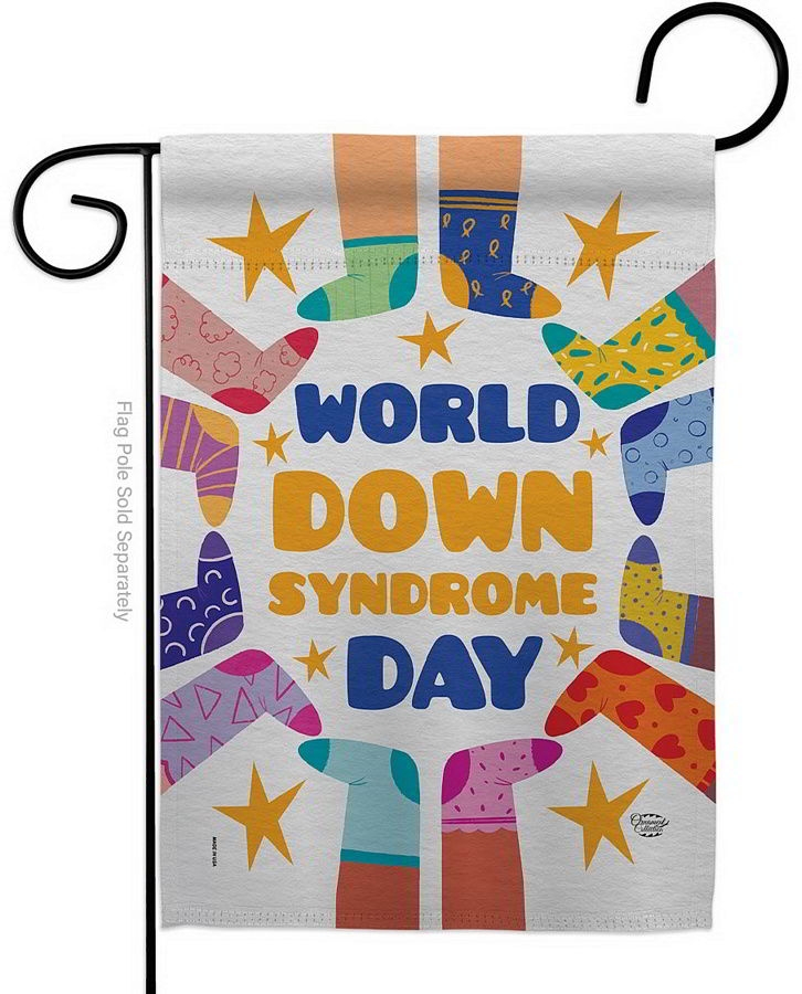 World Down Syndrome Day Decorative Garden Flag