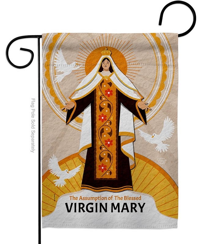 Blessed Virgin Mary Garden Flag