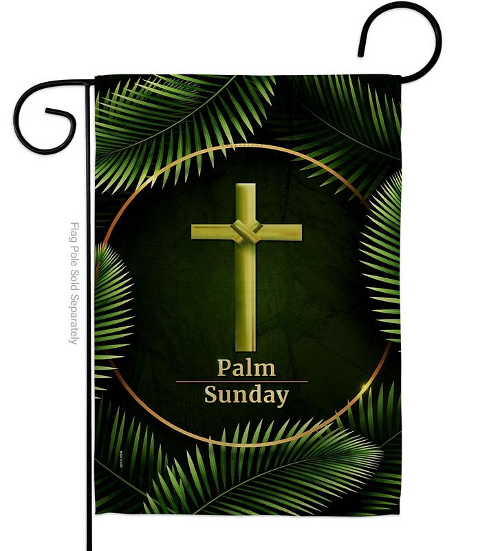 Palm Sunday Garden Flag