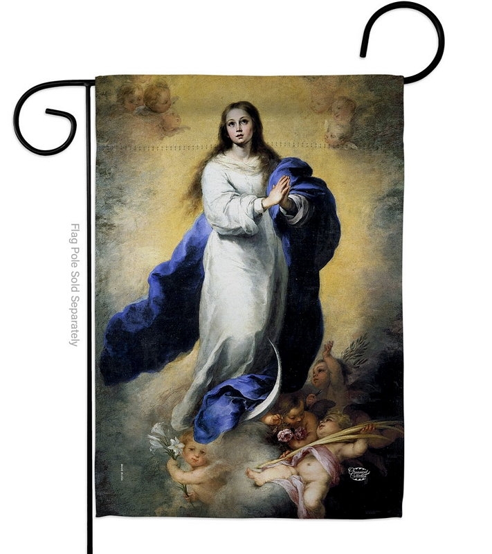 The Immaculate Conception Garden Flag