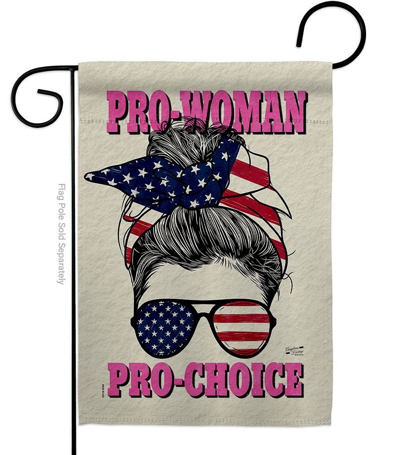 Pro Women Choice Garden Flag