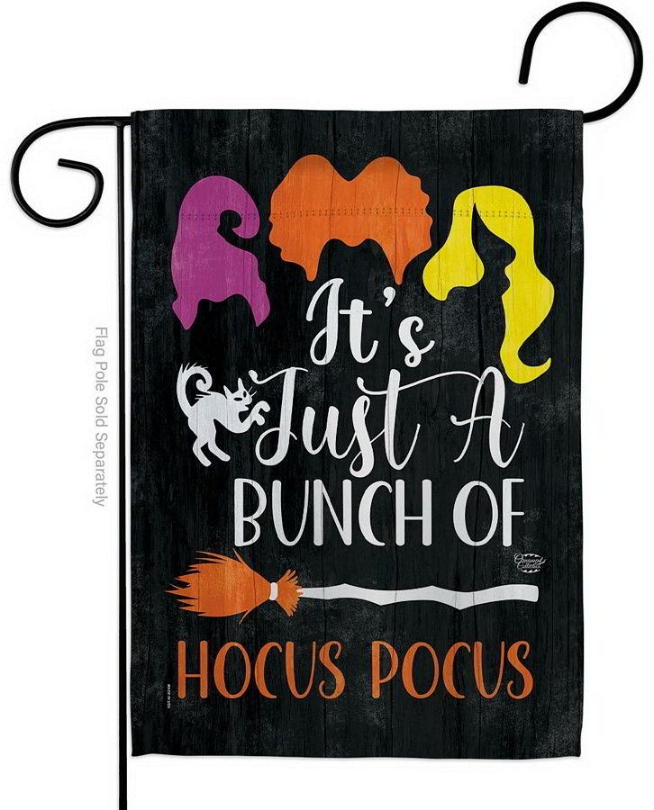 Bunch Of Hocus Pocus Garden Flag