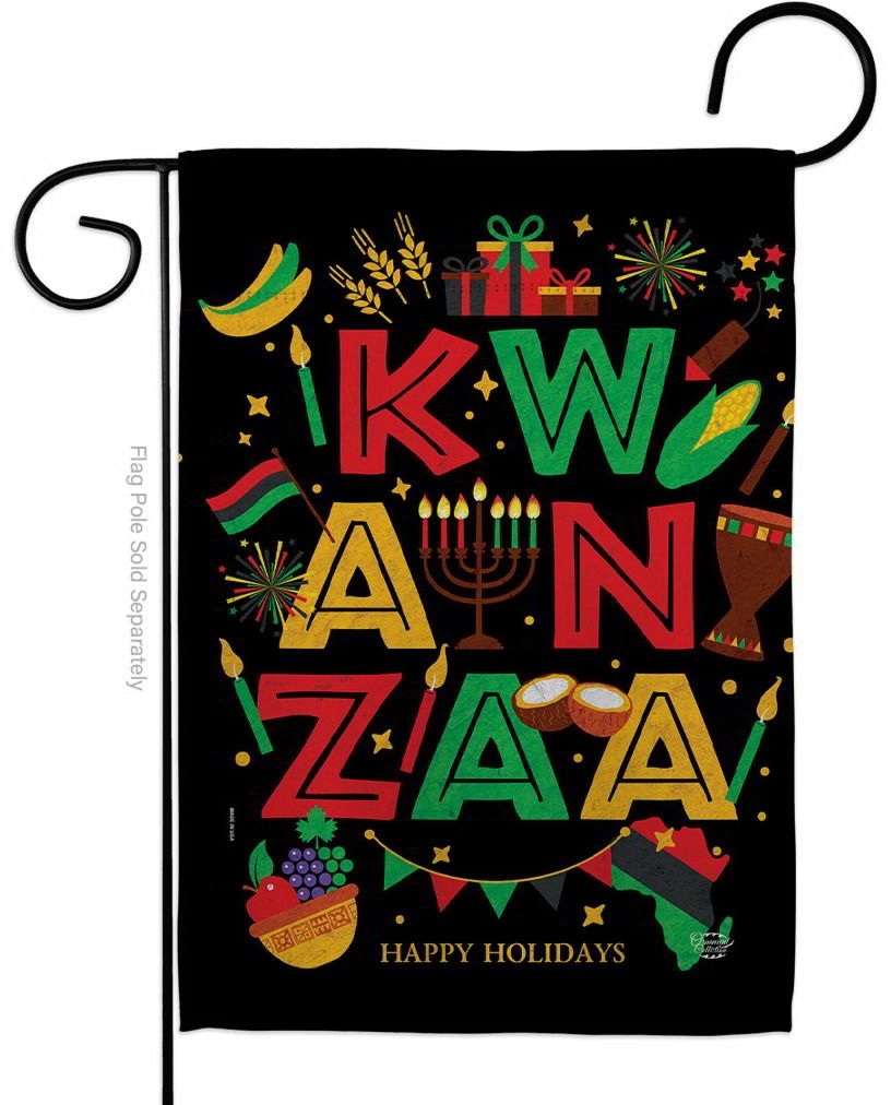 Kwanzaa Holiday Garden Flag