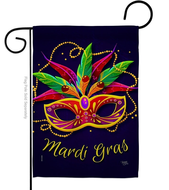 Mardi Gras Impressions Decorative Garden Flag