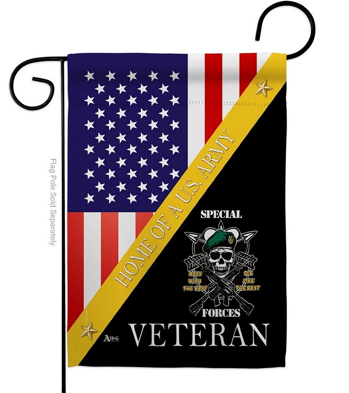 Home Of Army Special Forces Garden Flag