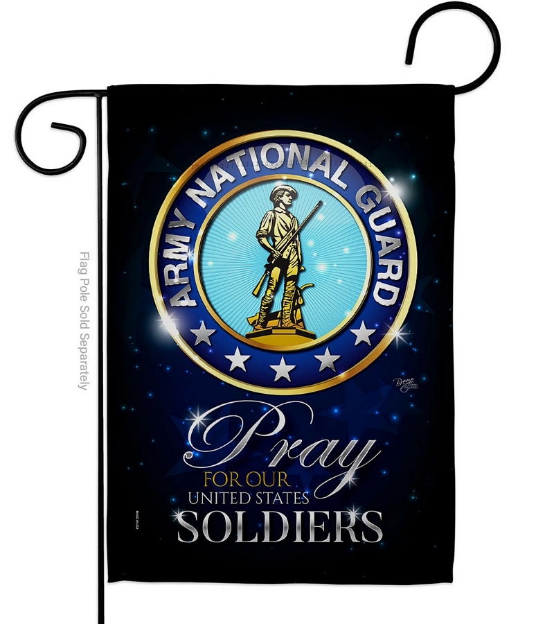 Pray United States Army Soldiers Garden Flag