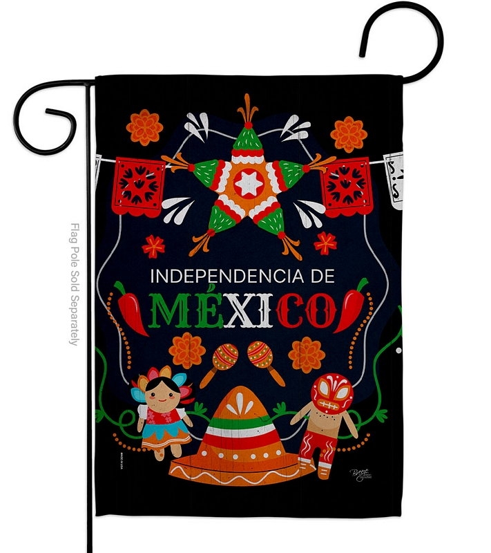 Independencia De Mexico Garden Flag