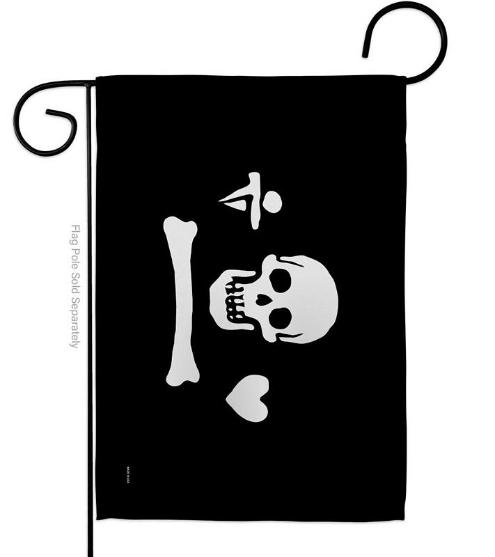 Pirate Of Stede Bonnet Garden Flag