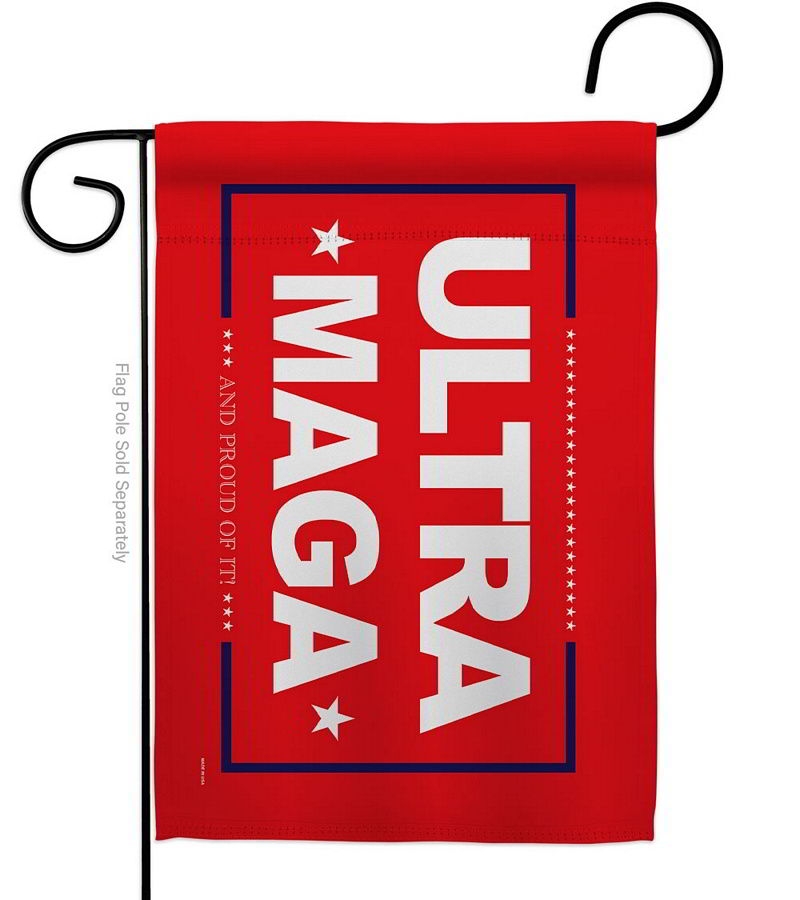 Red Ultra MAGA Garden Flag