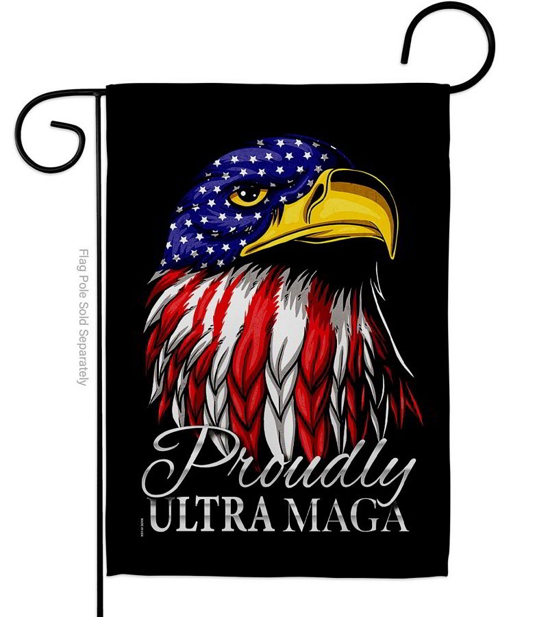Eagle Ultra MAGA Garden Flag