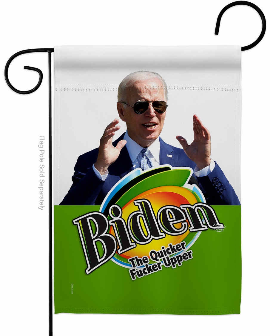 Biden Quicker Garden Flag