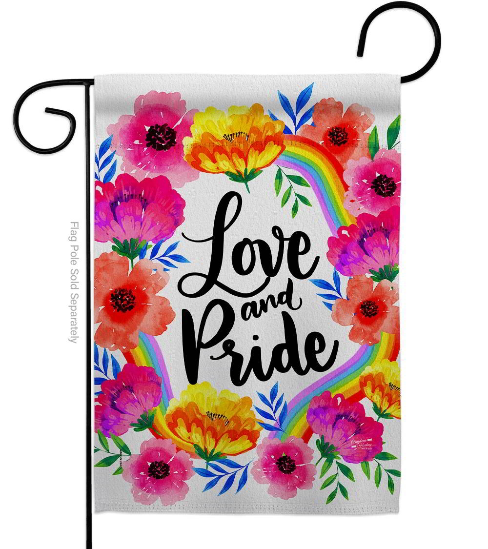Love and Pride Garden Flag