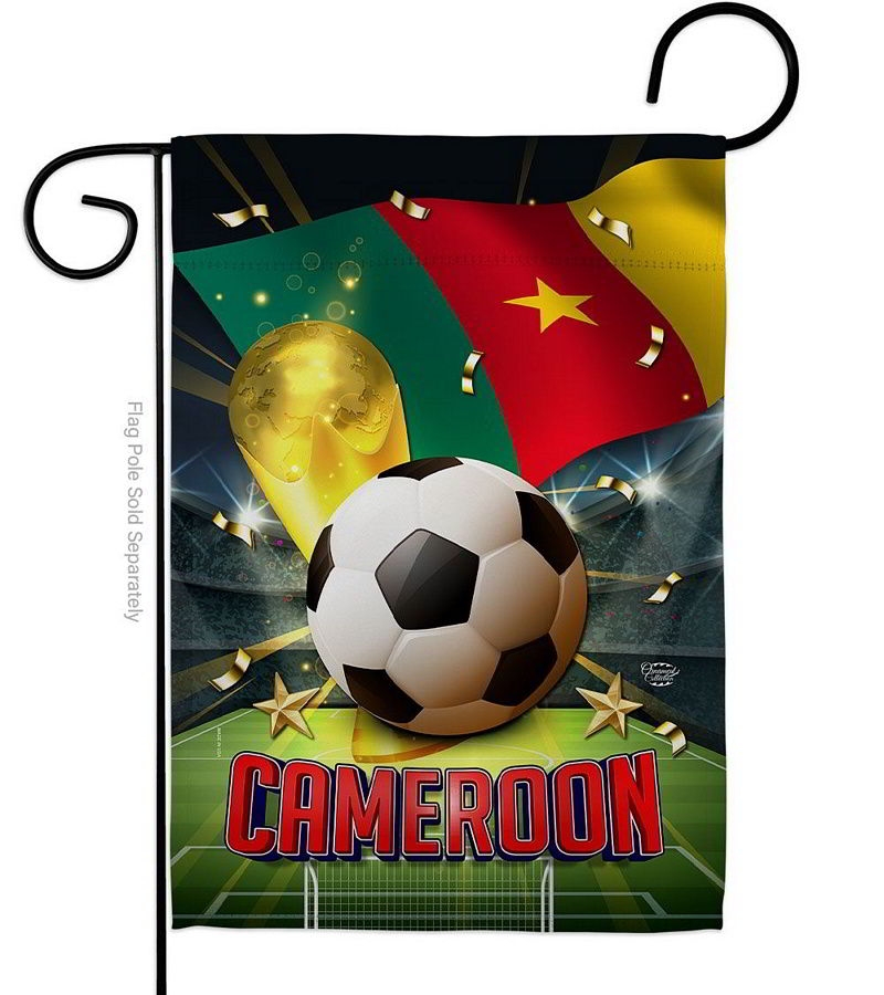 World Cup Cameroon Garden Flag