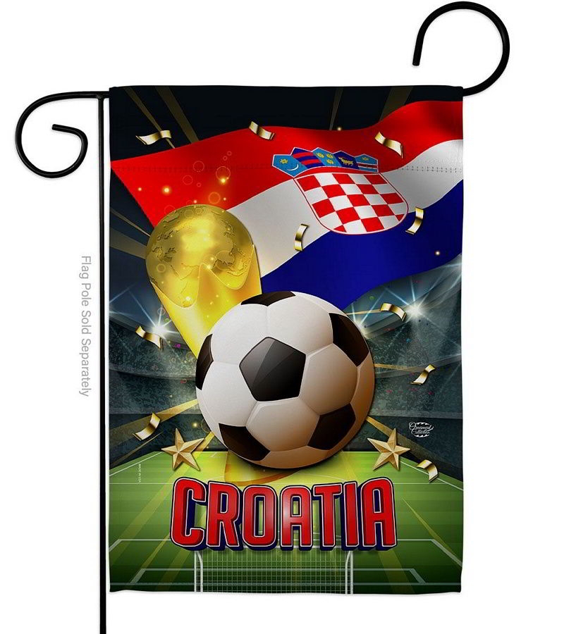 World Cup Croatia Garden Flag