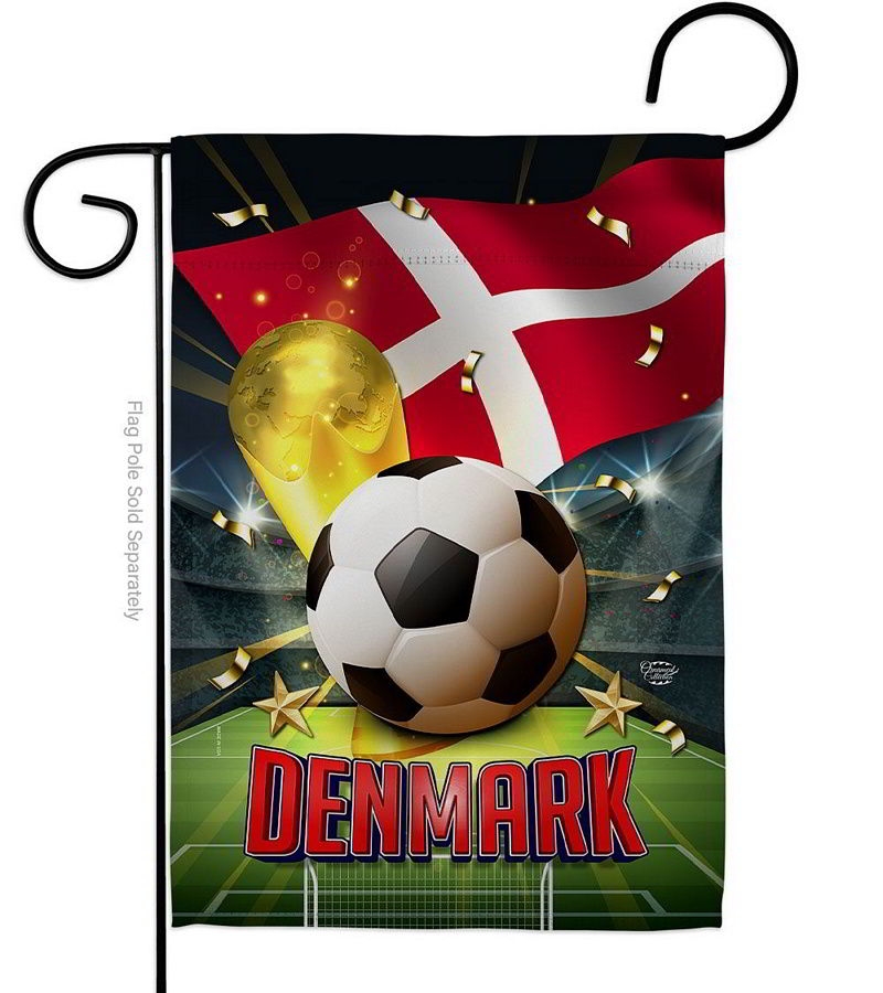 World Cup Denmark Garden Flag