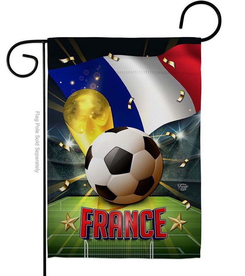 World Cup France Garden Flag