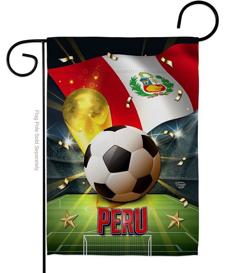 World Cup Peru Garden Flag