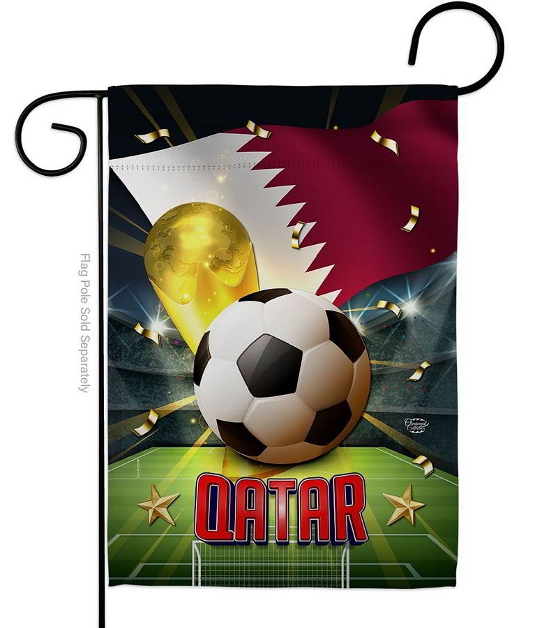World Cup Qatar Garden Flag