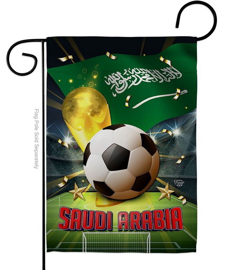 World Cup Saudi Arabia Garden Flag
