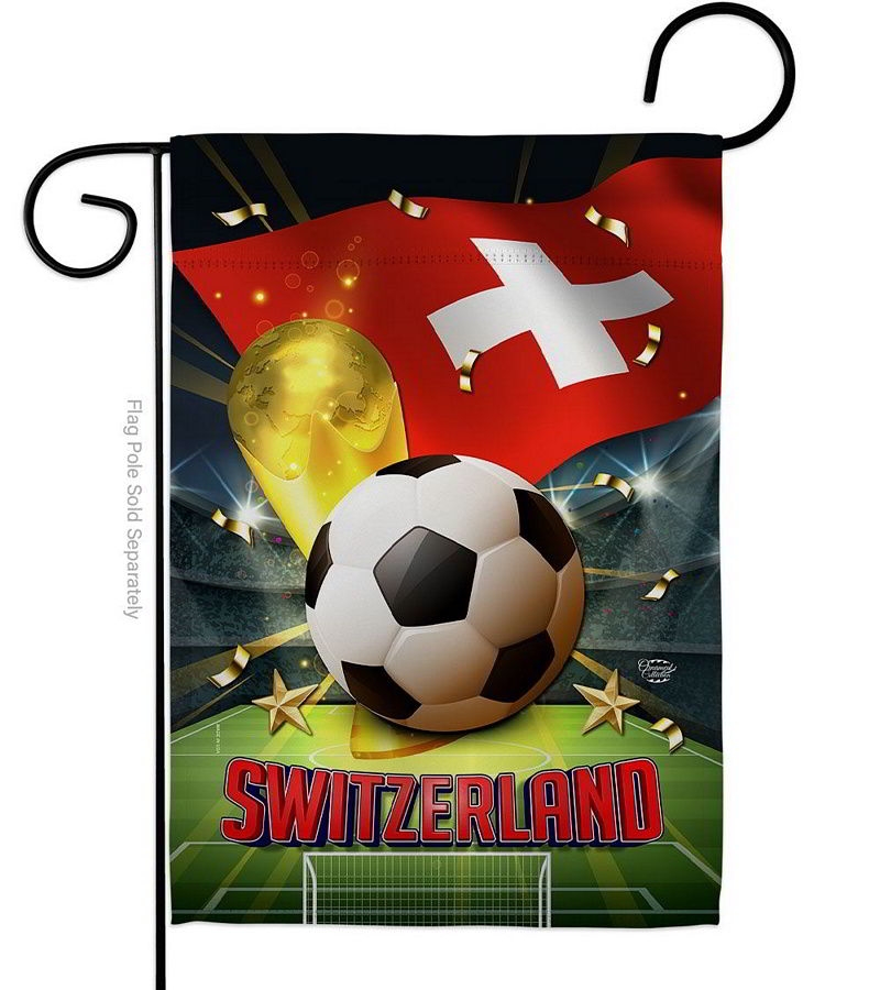 World Cup Switzerland Garden Flag