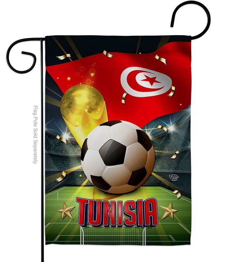 World Cup Tunisia Garden Flag