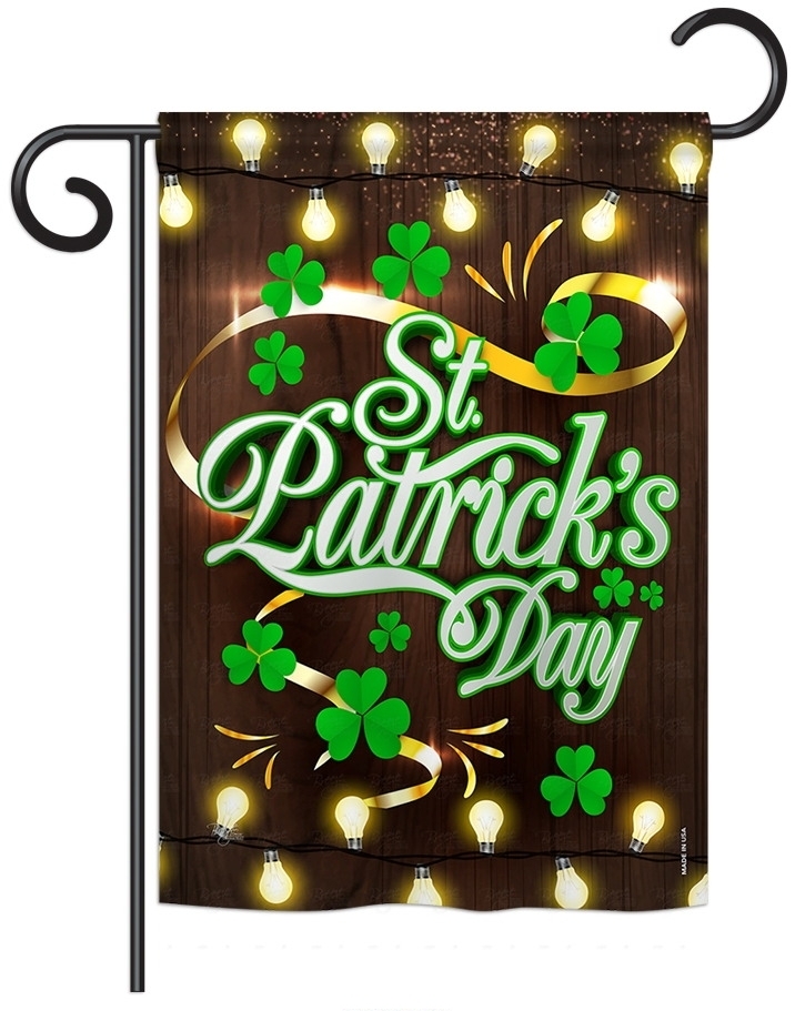 Lightful St. Patrick's Day Garden Flag