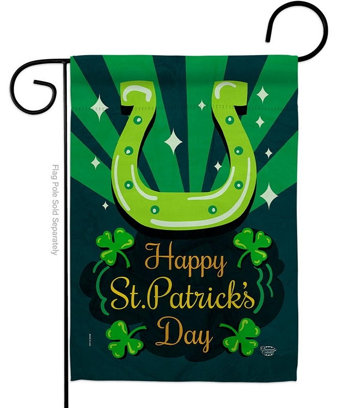 Lucky St. Patrick's Garden Flag