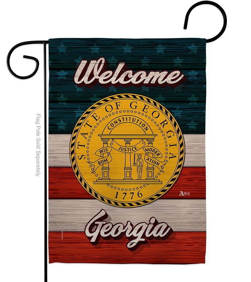 Welcome Georgia Garden Flag