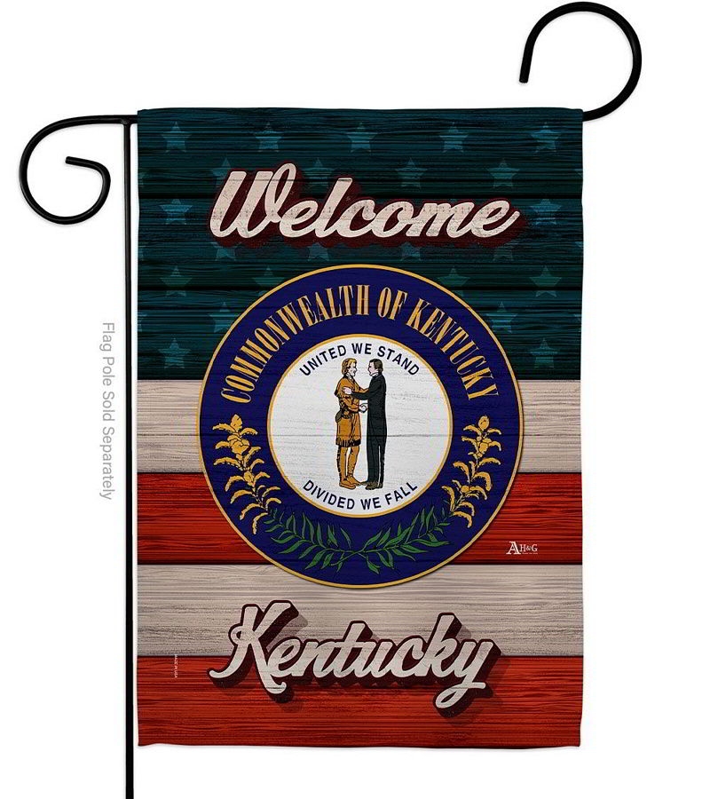 Welcome Kentucky Garden Flag