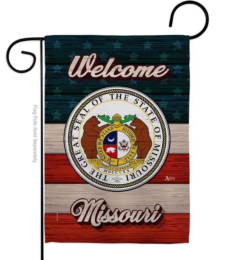 Welcome Missouri Garden Flag