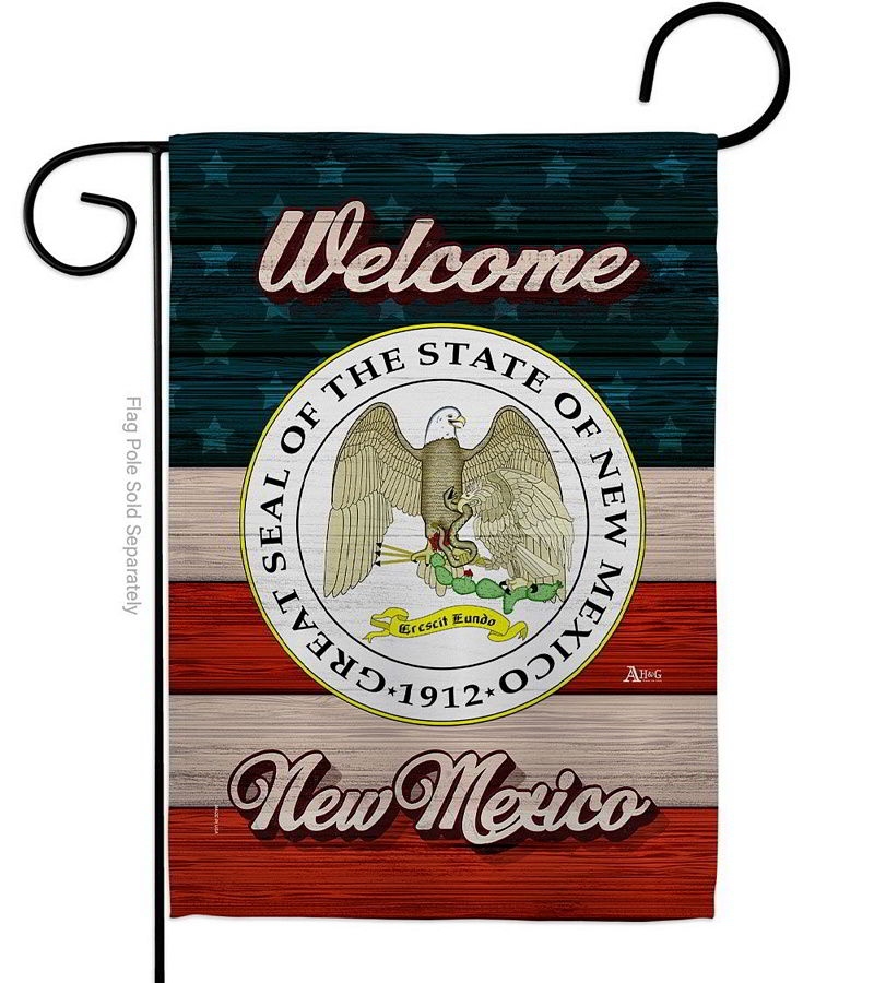 Welcome New Mexico Garden Flag