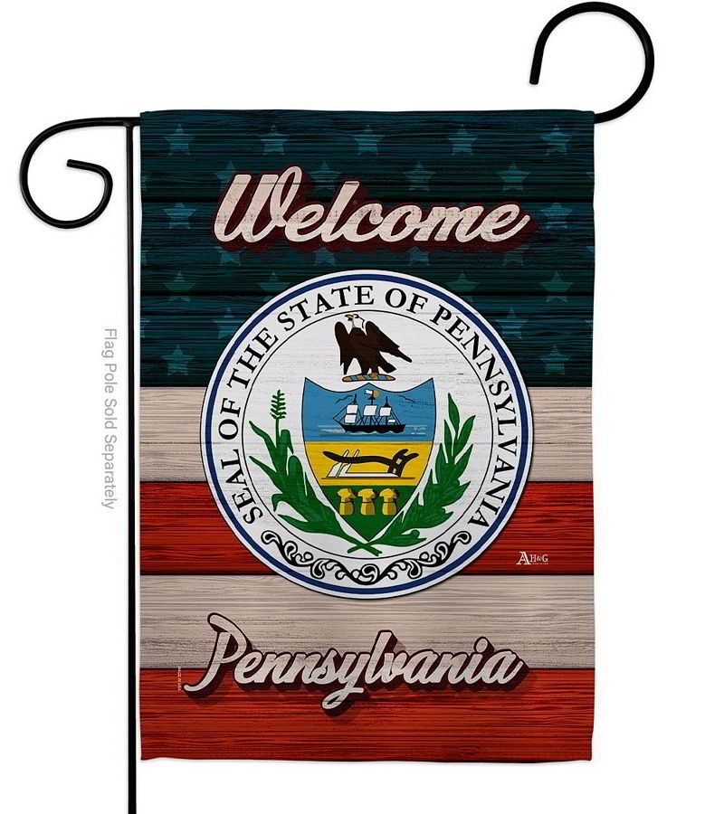 Welcome Pennsylvania Garden Flag