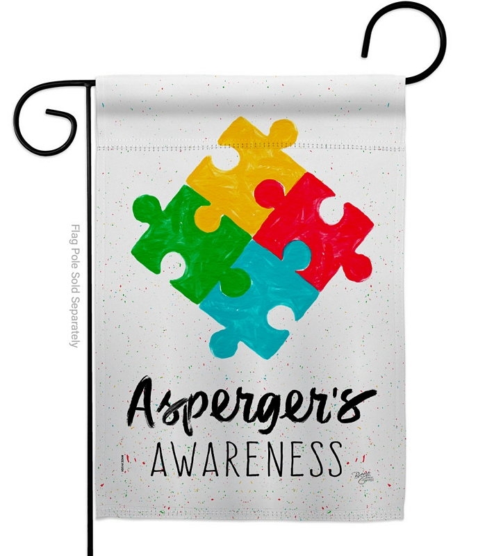 Asperger's Awareness Garden Flag