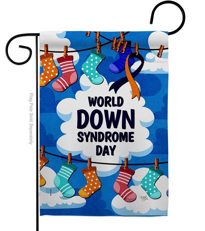 World Down Syndrome Day Garden Flag