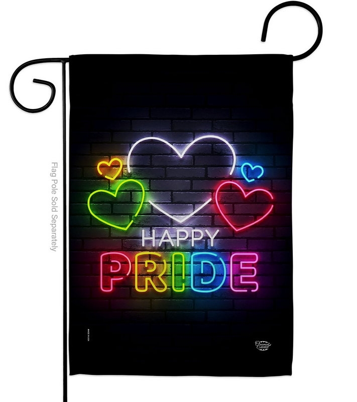 Happy Pride Garden Flag