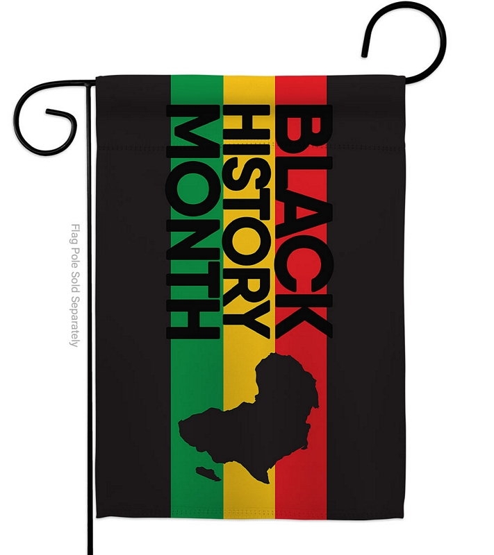 Black History Garden Flag