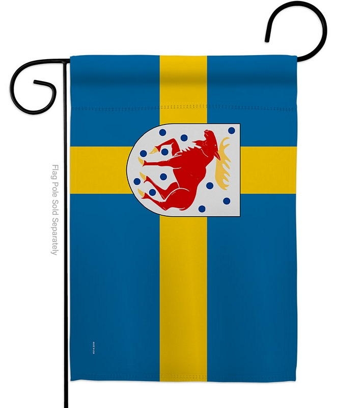 Provinces Of Sweden Gastrikland Garden Flag