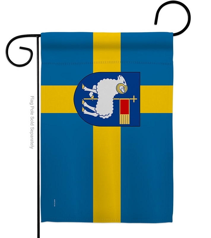 Provinces Of Sweden Gotland Garden Flag