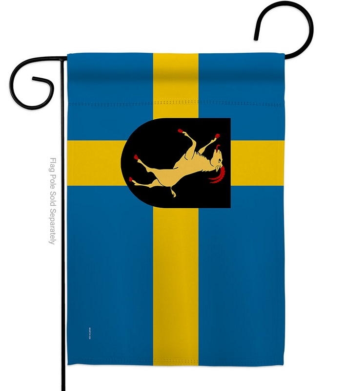 Provinces Of Sweden Halsingland Garden Flag