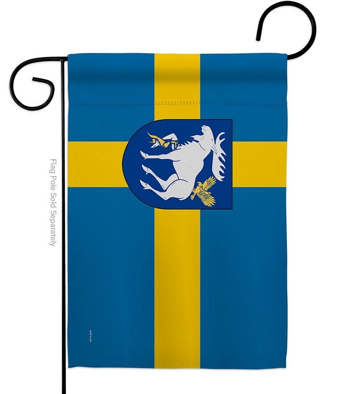 Provinces Of Sweden Jamtland Garden Flag