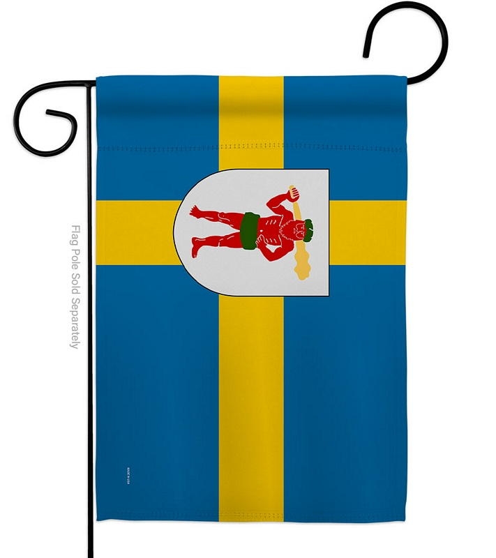 Provinces Of Sweden Lappland Garden Flag