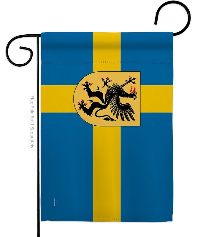 Provinces Of Sweden Sodermanland Garden Flag