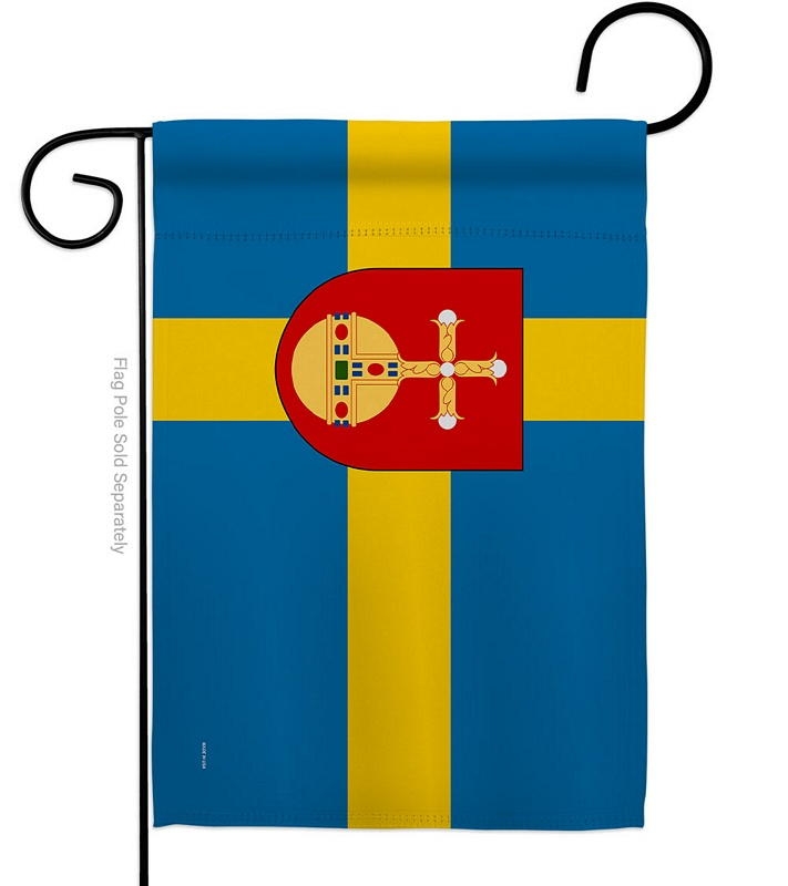 Provinces Of Sweden Uppland Garden Flag