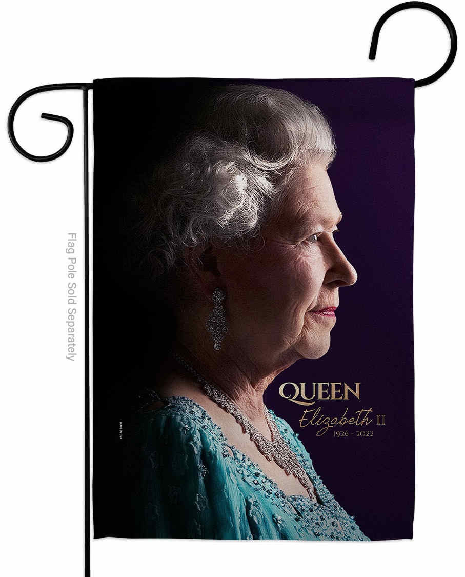 Queen Elizabeth II Garden Flag