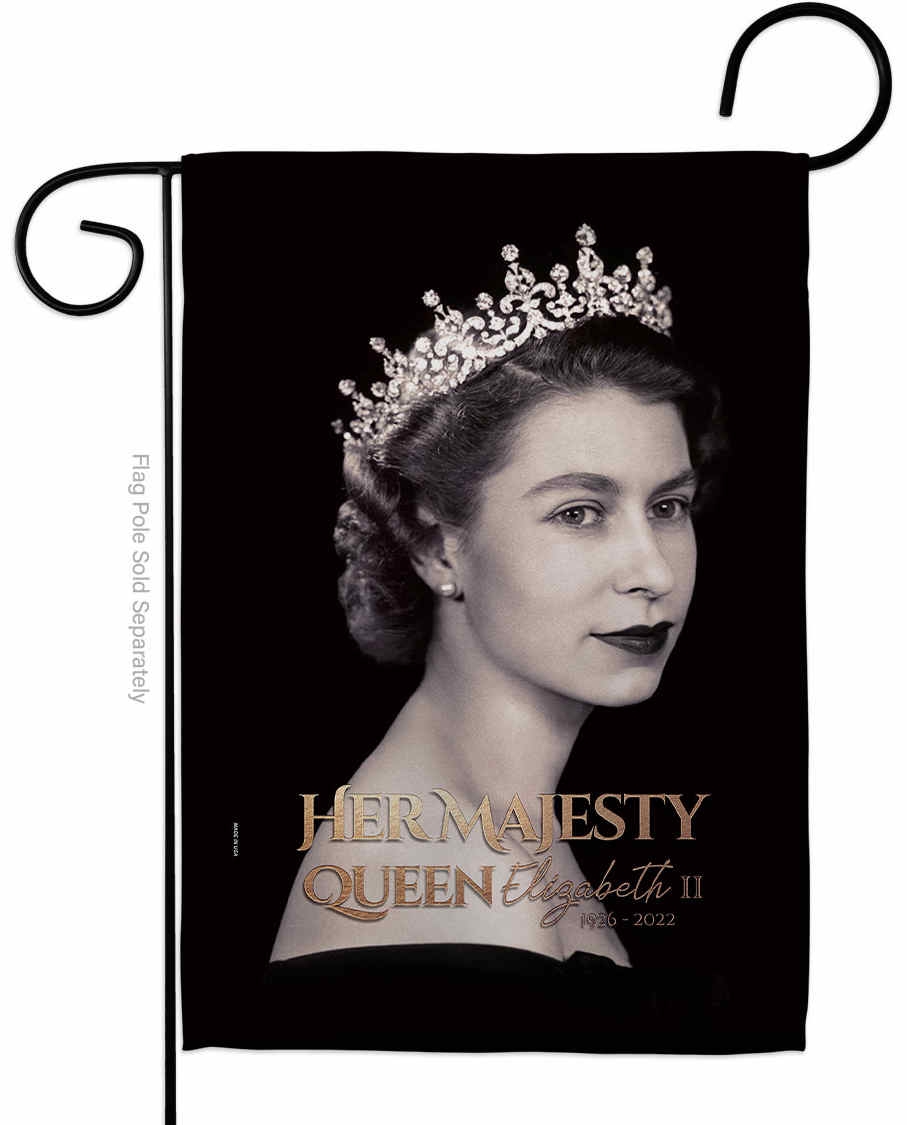 Her Majesty Queen Garden Flag